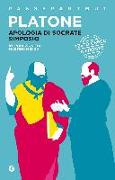 Apologia di Socrate-Simposio. Testo greco a fronte