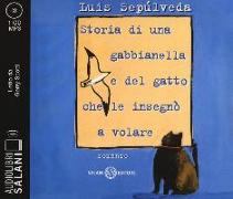Storia di una gabbianella e del gatto che le insegnò a volare letto da Gerry Scotti. Audiolibro. CD Audio formato MP3