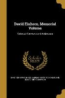 DAVID EINHORN MEMORIAL VOLUME