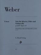 Weber, Carl Maria von - Trio g-moll op. 63 für Klavier, Flöte und Violoncello