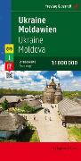 Ukraine - Moldawien, Straßenkarte 1:1 Mio