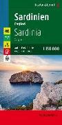 Sardinien - Cagliari, Autokarte 1:150.000, Top 10 Tips