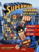 Superman. 1000 stickers