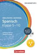 Inklusions-Material, Klasse 5-10, Spanisch, Buch mit CD-ROM