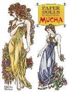 Paper Dolls in the Style of Mucha