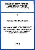 Technik und Steuerrecht