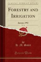 Forestry and Irrigation, Vol. 11