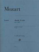 Mozart, Wolfgang Amadeus - Rondo D-dur KV 485