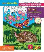 Zendoodle Color-By-Number: Spring Awakening: Blooming Gardens to Color and Display