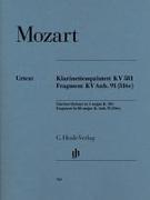 Mozart, Wolfgang Amadeus - Klarinettenquintett A-dur KV 581 und Fragment KV Anh. 91 (516c)