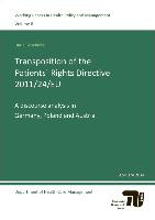 Transposition of the Patients' Rights Directive 2011/24/EU