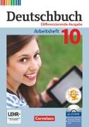Deutschbuch, Sprach- und Lesebuch, Zu allen differenzierenden Ausgaben 2011, 10. Schuljahr, Arbeitsheft mit Lösungen und Übungs-CD-ROM
