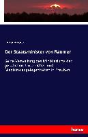 Der Staatsminister von Raumer