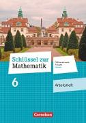 Schlüssel zur Mathematik, Differenzierende Ausgabe Hessen, 6. Schuljahr, Arbeitsheft mit eingelegten Lösungen