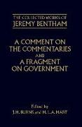 A Comment on the Commentaries and a Fragment on Government