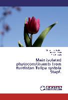 Main isolated phytoconstituents from Kurdistan Tulipa systola Stapf