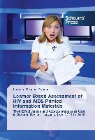 Learner Based Assessment of HIV and AIDS Printed Information Materials