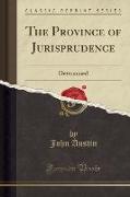 The Province of Jurisprudence