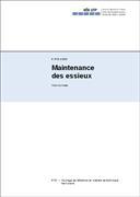 R RTE 41000 Maintenance des essieux