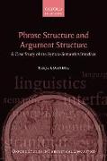 Phrase Structure and Argument Structure