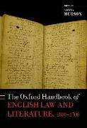 The Oxford Handbook of English Law and Literature, 1500-1700