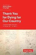 Thank You for Dying for Our Country: Commemorative Texts and Performances in Jerusalem