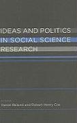 Ideas and Politics in Social Science Research