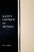 Kant's Critique of Spinoza