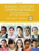 Making Content Comprehensible for Elementary English Learners: The Siop Model, Enhanced Pearson Etext -- Access Card