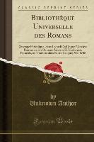 Bibliothèque Universelle des Romans