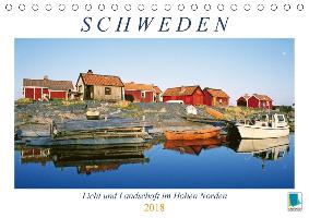 Schweden: Licht und Landschaft im Hohen Norden (Tischkalender 2018 DIN A5 quer)