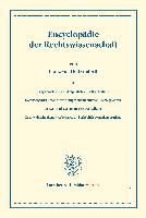 Encyclopädie der Rechtswissenschaft