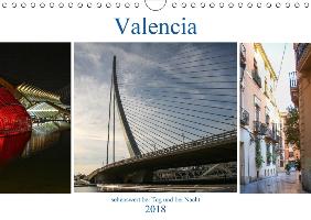 Valencia - sehenswert bei Tag und bei Nacht (Wandkalender 2018 DIN A4 quer)