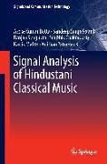 Signal Analysis of Hindustani Classical Music