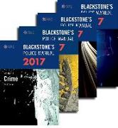 Blackstone's Police Manuals 2017: Four Volume Set