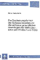 Die Erscheinungsformen der Volkssouveränität und die verfassungsrechtlichen Grundlagen der Methodenlehre (Art. 20 Abs. 2 und 3 GG)