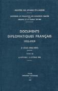 Documents diplomatiques français 1932-1939 - Tome XI