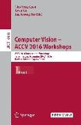 Computer Vision ¿ ACCV 2016 Workshops