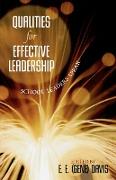 Qualities for Effective Leadership