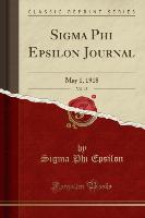 Sigma Phi Epsilon Journal, Vol. 15