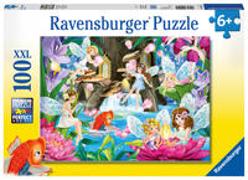 Ravensburger Kinderpuzzle - 10942 Magische Feennacht - Feen-Puzzle für Kinder ab 6 Jahren, mit 100 Teilen im XXL-Format