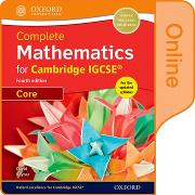 Complete Mathematics for Cambridge IGCSE® Online Student Book (Core)