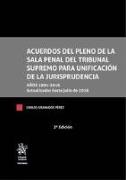 Acuerdos del pleno de la Sala Penal del Tribunal Supremo para unificación de la jurisprudencia