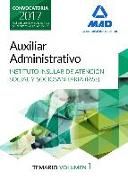 Auxiliar Administrativo, Instituto Insular de Atención Social y Sociosanitaria. Temario