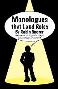 MONOLOGUES THAT LAND ROLES