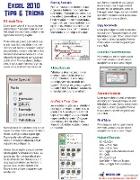 Excel 2010 Laminated Tip Card