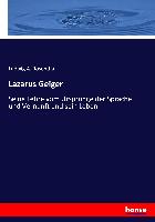 Lazarus Geiger