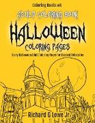Adult Coloring Book Halloween Coloring Pages