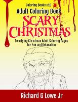 Adult Coloring Book Scary Christmas