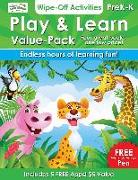 Play & Learn - Value Pack: 4 Wipe-Off Activities Books